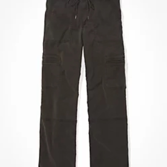 AE Dreamy Drape Stretch Super High-Waisted Baggy Wide-Leg Pant size 6 - Picture 2 of 2